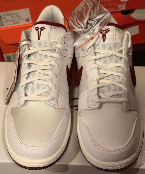 Nike Kobe Mambacita Dunk Low Protro White Red 11.5 Kobe Bryant Gigi 33 (077) main image 9